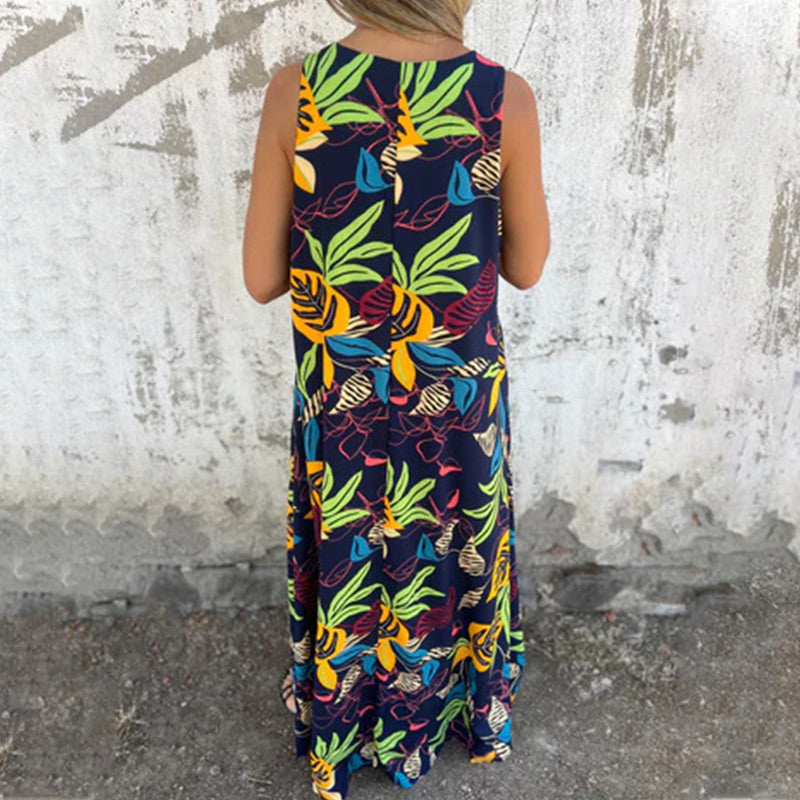 【S-3XL】🌺Luźna sukienka w nadruk