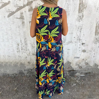 【S-3XL】🌺Luźna sukienka w nadruk