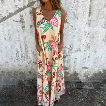 【S-3XL】🌺Luźna sukienka w nadruk
