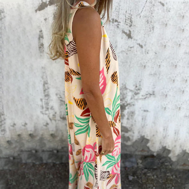 【S-3XL】🌺Luźna sukienka w nadruk
