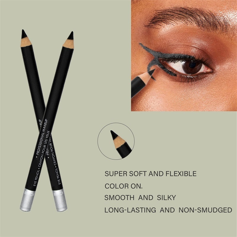 【🔥1+1 gratis】💄Wodoodporna, trwała kredka do oczu z twardego drewna