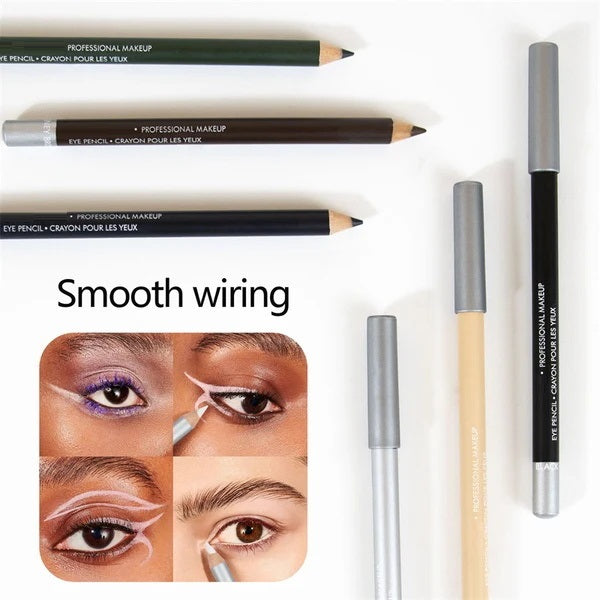 【🔥1+1 gratis】💄Wodoodporna, trwała kredka do oczu z twardego drewna