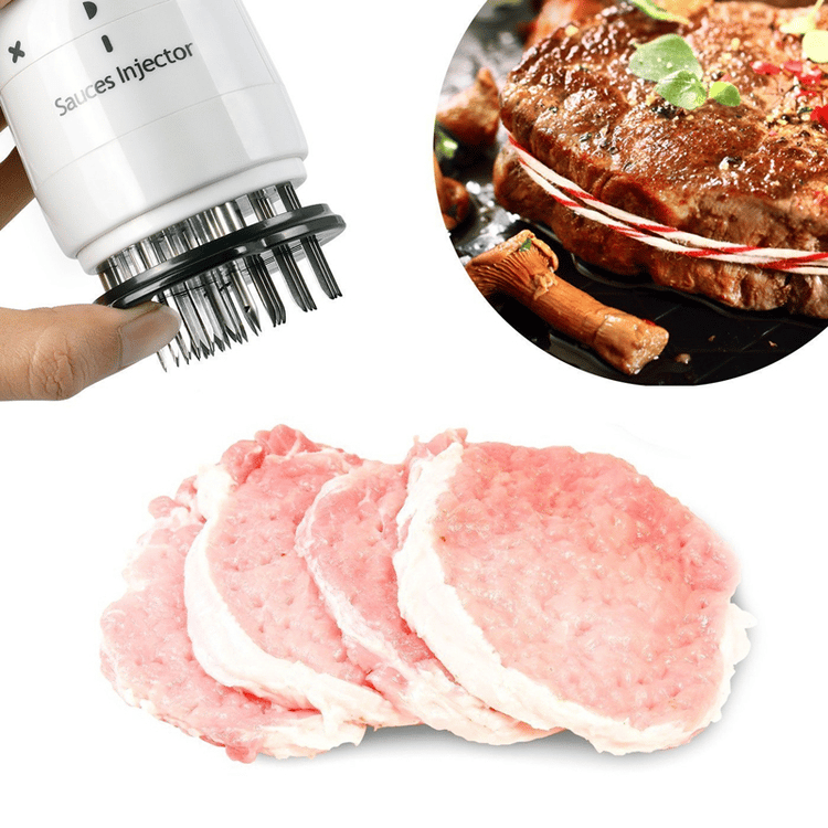 【🔥3+1 gratis】🥩2 w 1 – urządzenie do rozbijania mięsa i strzykawka do sosów