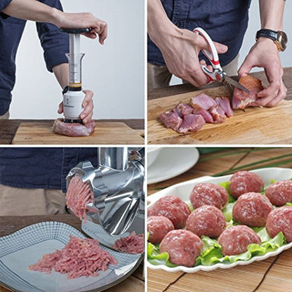 【🔥3+1 gratis】🥩2 w 1 – urządzenie do rozbijania mięsa i strzykawka do sosów