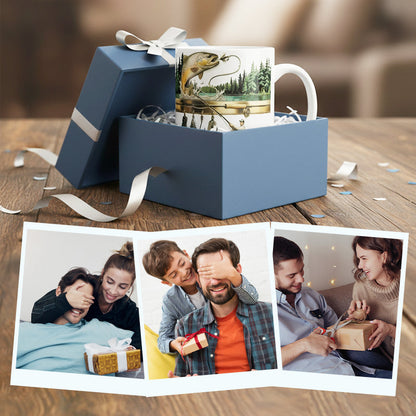 【🔥3+1 gratis】☕Ceramiczny kubek do kawy z motywem rybnym