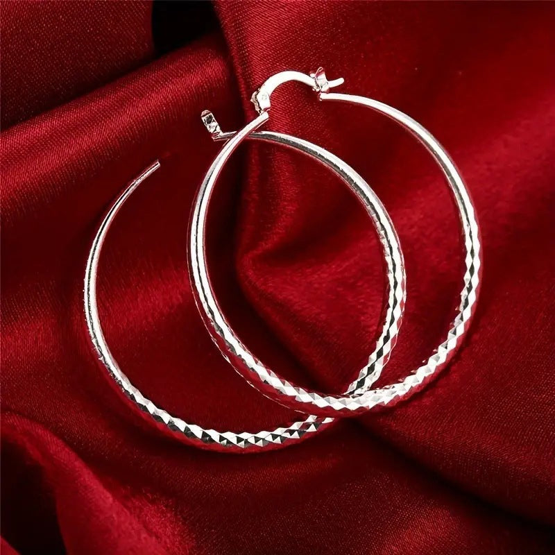【🔥 1+1 gratis】💎Diamentowane kolczyki z pierścieniem