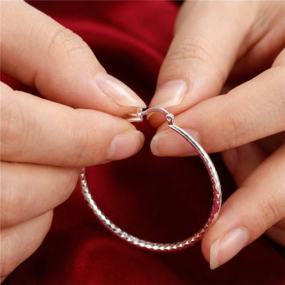 【🔥 1+1 gratis】💎Diamentowane kolczyki z pierścieniem