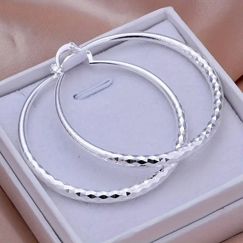 【🔥 1+1 gratis】💎Diamentowane kolczyki z pierścieniem