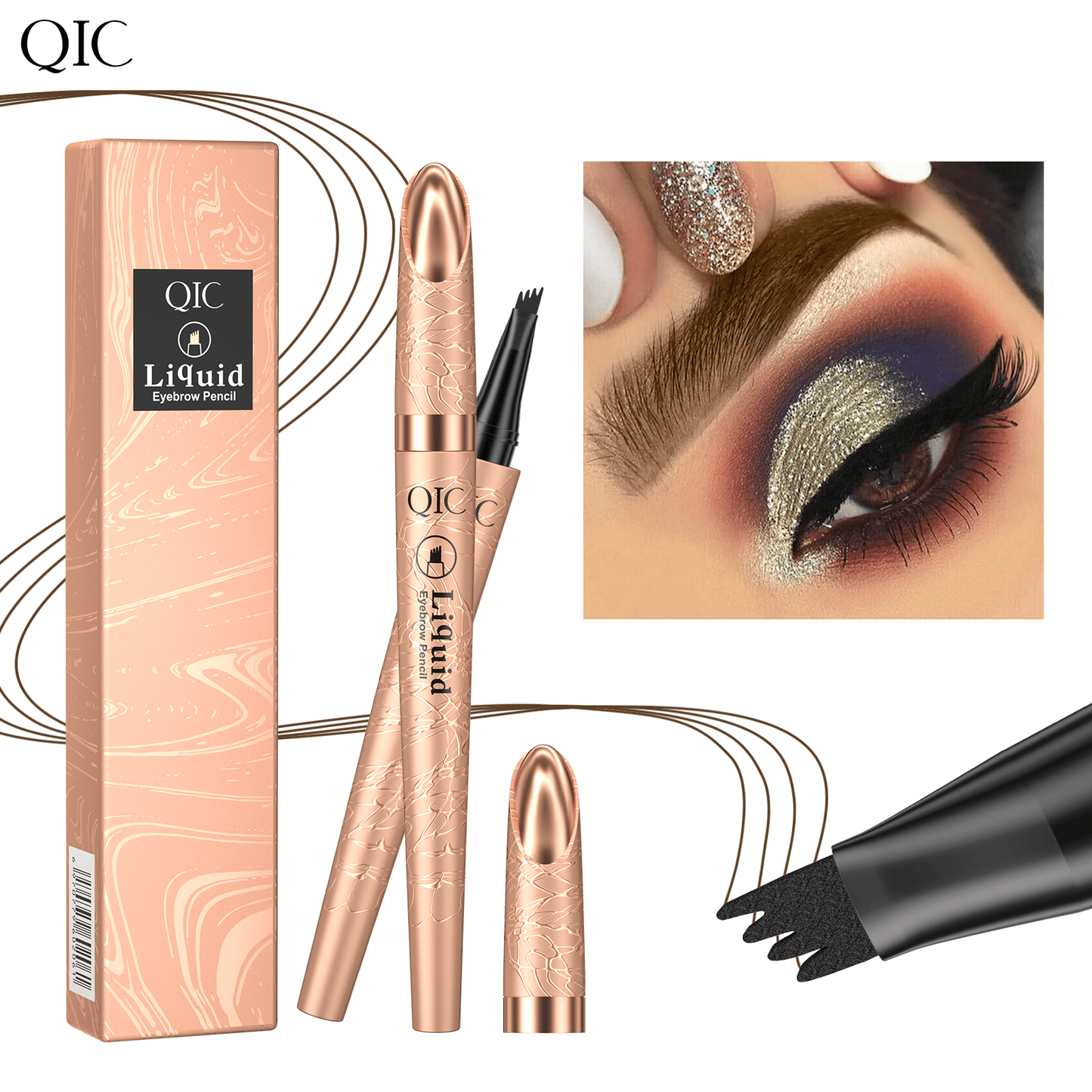 【🔥1+1 gratis】🎀Kredka do brwi 3D Mikrosmichel