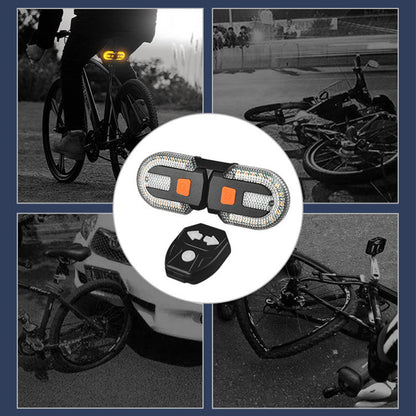 🚴💡 Tylne światło rowerowe z bezprzewodowym pilotem