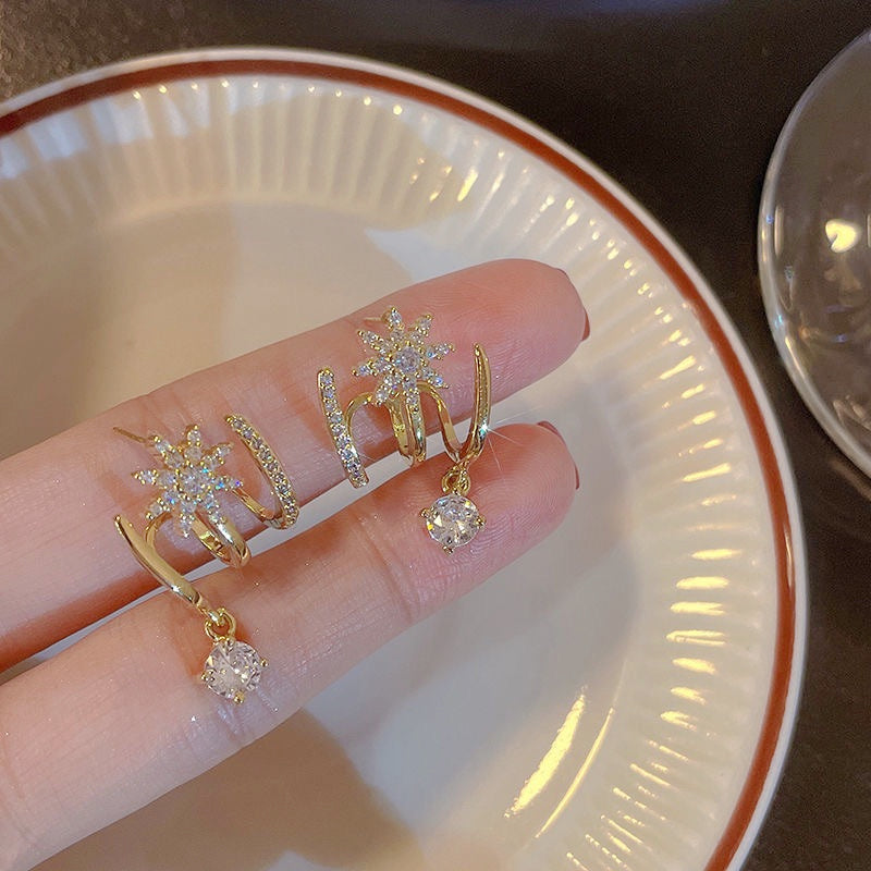 ✨💎Błyszczące kolczyki w kształcie pazurów dla kobiet