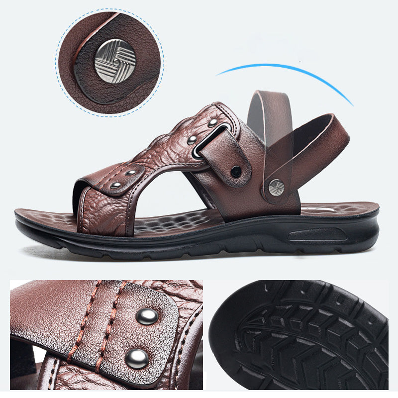 【🔥EU 38-44】🌊Męskie klapki na czas wolny i na plażę