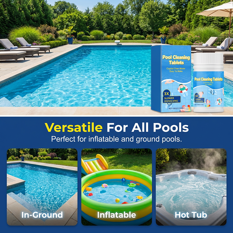 【🏖️2+1 gratis】💦✨Tabletki do czyszczenia basenów