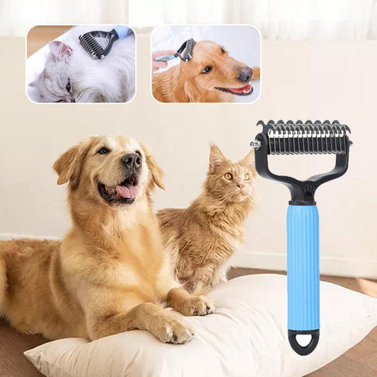 【🔥1+1 gratis】🐱🐶Dwustronna Szczotka do Pielęgnacji Sierści Zwierząt
