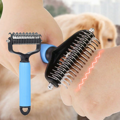 【🔥1+1 gratis】🐱🐶Dwustronna Szczotka do Pielęgnacji Sierści Zwierząt