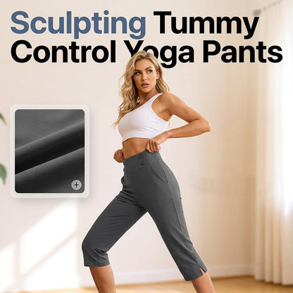 【S-4XL】🥀Eleganckie spodnie do jogi z kontrolą brzucha