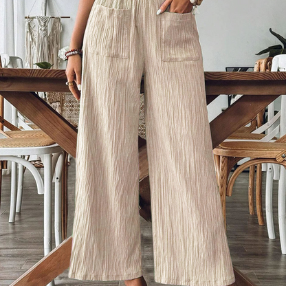 【S-2XL】🌿Wygodne, jednokolorowe spodnie damskie o luźnym kroju