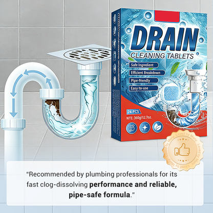🚽💦Silnie działające tabletki do czyszczenia rur o szybkim działaniu