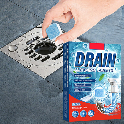 🚽💦Silnie działające tabletki do czyszczenia rur o szybkim działaniu