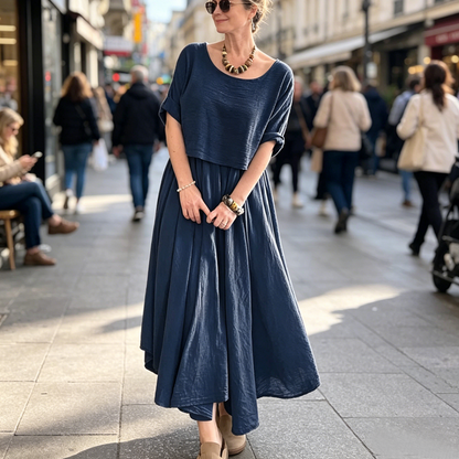 【S–3XL】🥀Lekki, letni dwuczęściowy zestaw ze spódnicą