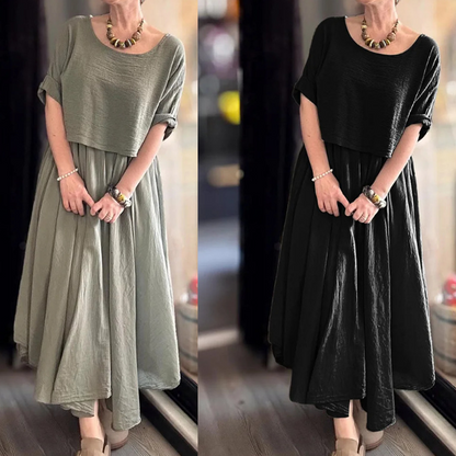 【S–3XL】🥀Lekki, letni dwuczęściowy zestaw ze spódnicą