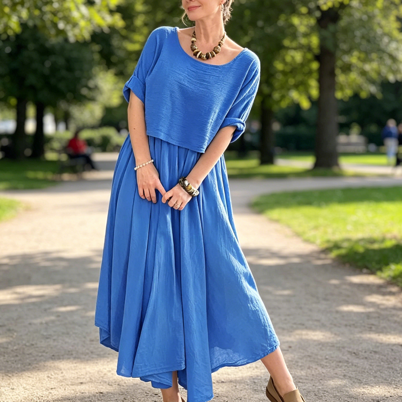 【S–3XL】🥀Lekki, letni dwuczęściowy zestaw ze spódnicą