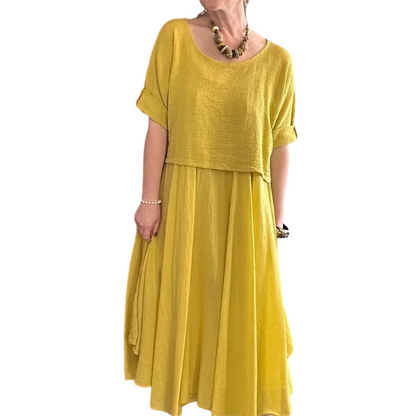 【S–3XL】🥀Lekki, letni dwuczęściowy zestaw ze spódnicą