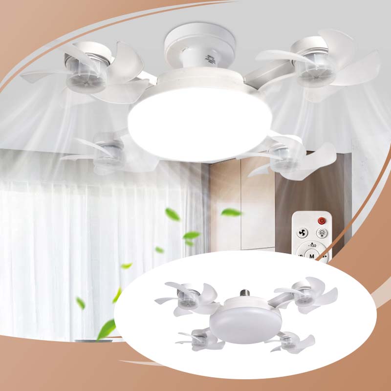 🌀Wentylator sufitowy z lampą LED i pilotem