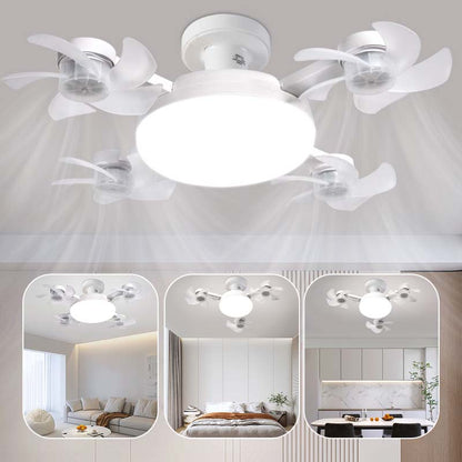 🌀Wentylator sufitowy z lampą LED i pilotem