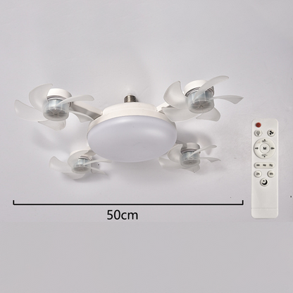 🌀Wentylator sufitowy z lampą LED i pilotem