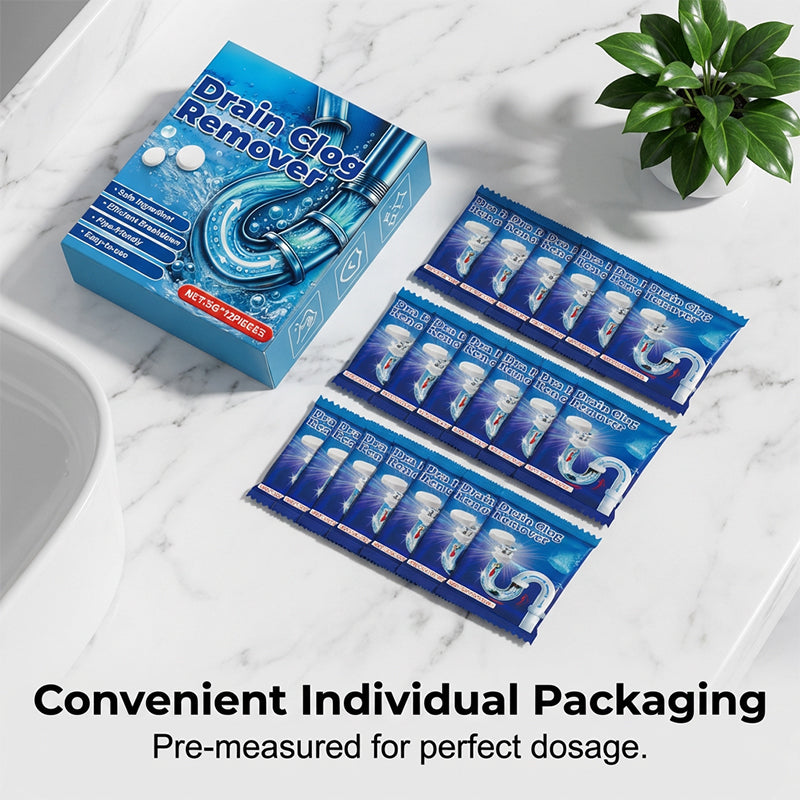 【💦3+1 gratis】🚿💨Tabletki musujące do udrożniania odpływów