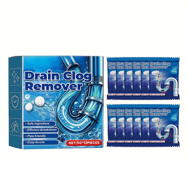 【💦3+1 gratis】🚿💨Tabletki musujące do udrożniania odpływów