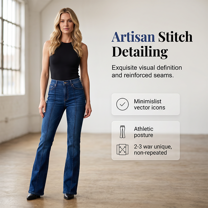 【S-2XL】👖Klasyczne, dopasowane dżinsy damskie