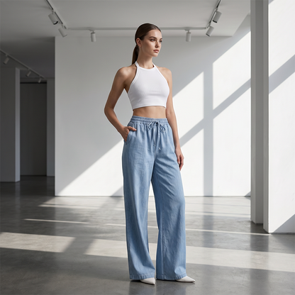 【S-3XL】👖Damskie spodnie na specjalne okazje z prostymi nogawkami