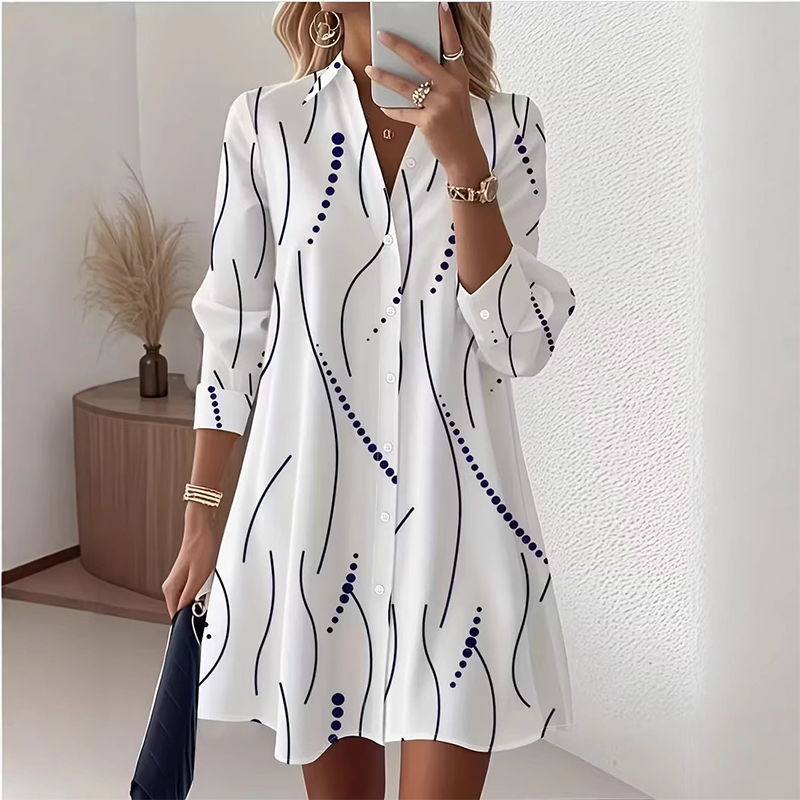【S-2XL】🥀Damska bluzka z długimi rękawami z nadrukiem