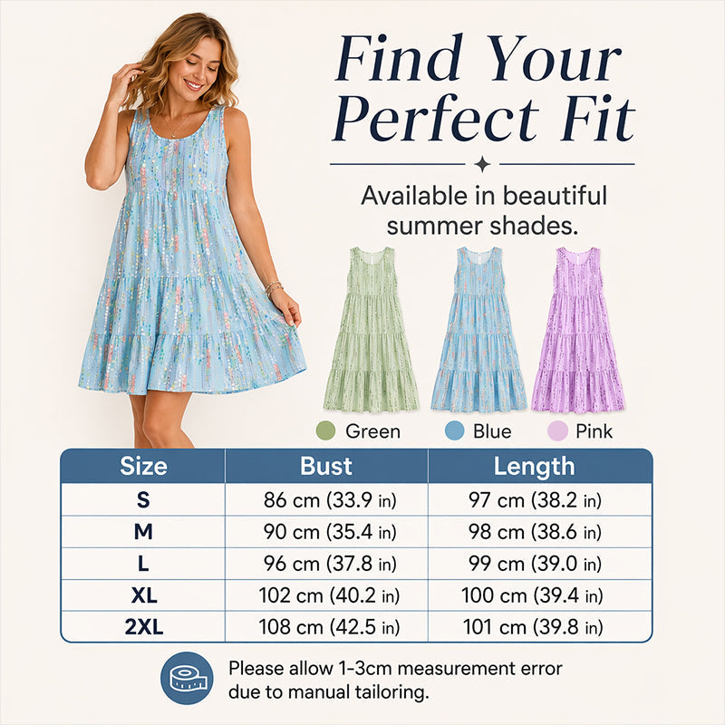 【S-2XL】👗Sukienka damska bez rękawów