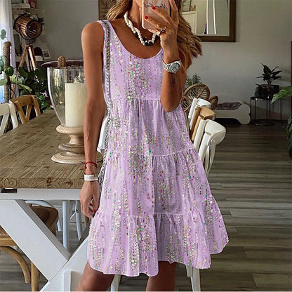 【S-2XL】👗Sukienka damska bez rękawów