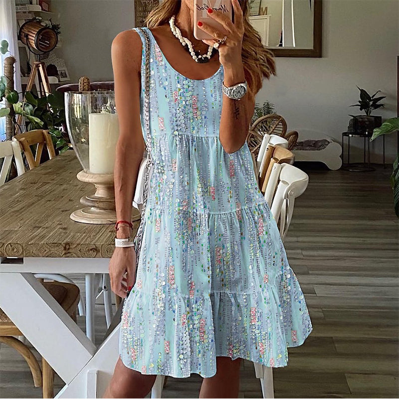 【S-2XL】👗Sukienka damska bez rękawów