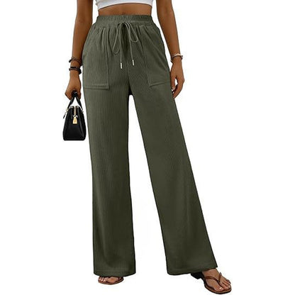 【S-2XL】👖Damska spodnia o dopasowanym kroju z szerokimi nogawkami