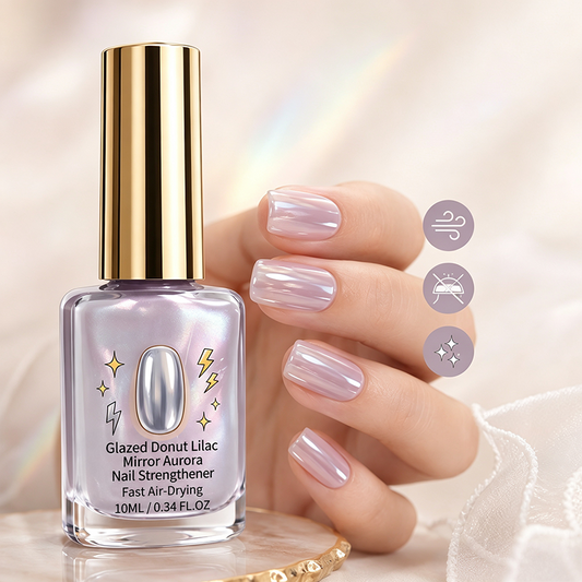 【💅1+1 gratis】💜Fioletowy preparat do pielęgnacji paznokci o lustrzanym połysku