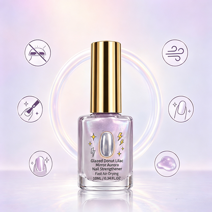【💅1+1 gratis】💜Fioletowy preparat do pielęgnacji paznokci o lustrzanym połysku