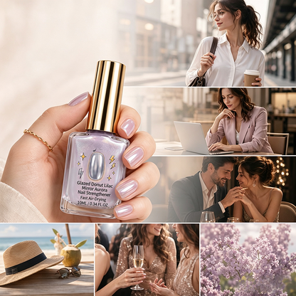 【💅1+1 gratis】💜Fioletowy preparat do pielęgnacji paznokci o lustrzanym połysku