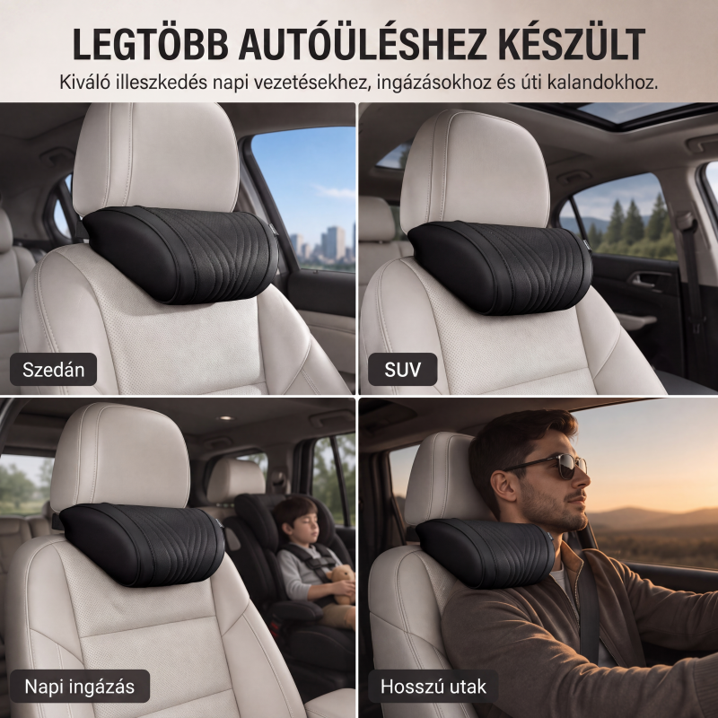 🚗Zestaw wysokiej klasy poszewek na zagłówki samochodowe i poduszki lędźwiowe