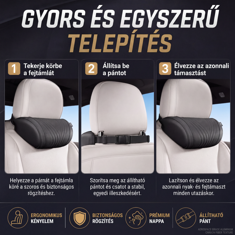 🚗Zestaw wysokiej klasy poszewek na zagłówki samochodowe i poduszki lędźwiowe