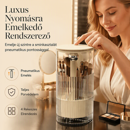 💄✨Elegancki, odporny na kurz pojemnik na pędzle do makijażu
