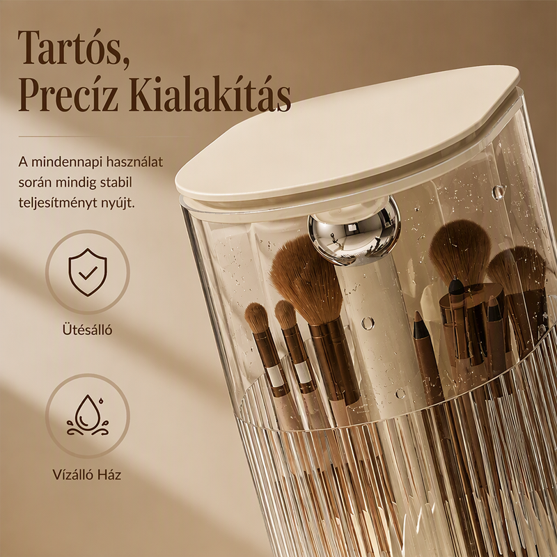 💄✨Elegancki, odporny na kurz pojemnik na pędzle do makijażu