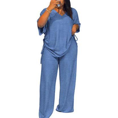 【S-2XL】💖Zestaw damskich spodni z szerokimi nogawkami w stylu casualowym