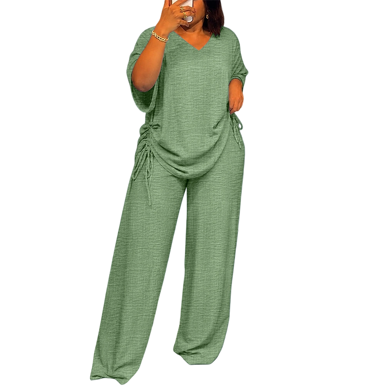 【S-2XL】💖Zestaw damskich spodni z szerokimi nogawkami w stylu casualowym