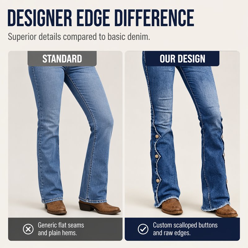 【S-2XL】👖Damska spodnie z wysokim stanem i rozszerzanymi nogawkami