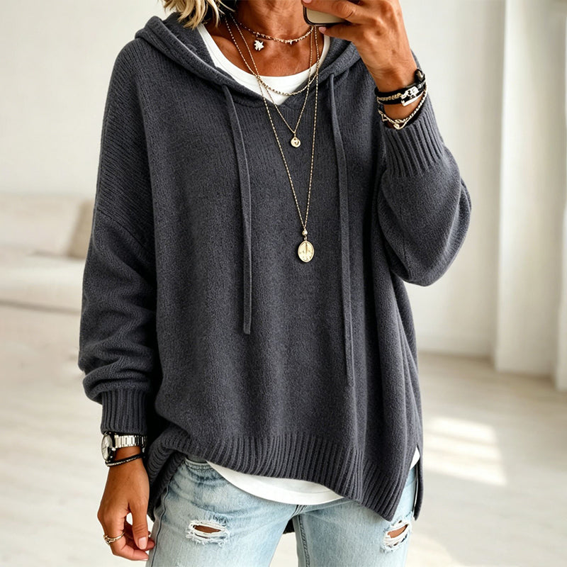 【S-2XL】🍂Damska sweter z kapturem na specjalne okazje, wykonany na drutach